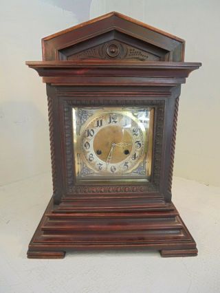 Smiths Enfield Striking Antique Bracket,  Large Mantel Clock