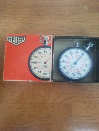 Vintage HEUER 60 Second Stopwatch 2
