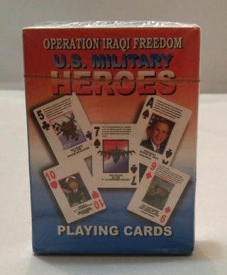 U.  S.  Military Heroes Operation Iraqi Freedom Playing Cards Deck