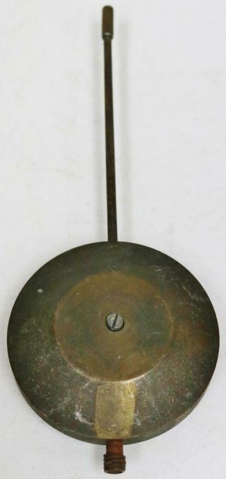 Antique Brass Heavy French Regulator Clock Pendulum,  Good Clock Spares