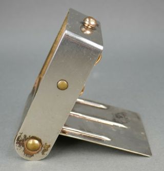 Fine Antique Art Deco LeCoultre Swiss 2 Day Miniature Table Alarm Travel Clock 5