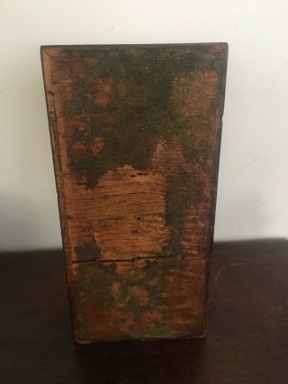 Antique English Figured Mahogany Wood Box circa 1840 mid 19th C AAFA 5