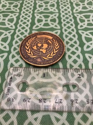 United Nations? Desert Storm Desert Shield Challnege Coin Token