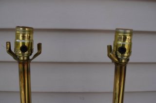 Vintage Pair Stiffel Brass lamps. 4