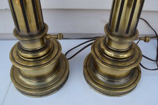 Vintage Pair Stiffel Brass lamps. 5