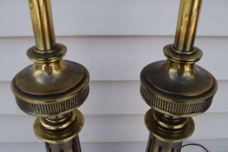 Vintage Pair Stiffel Brass lamps. 6