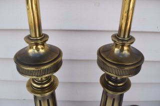 Vintage Pair Stiffel Brass lamps. 8