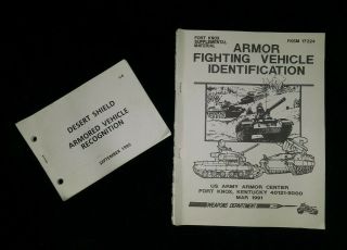 U.  S.  Army Desert Shield / Storm Armored Vehicle Identification Field Manuals
