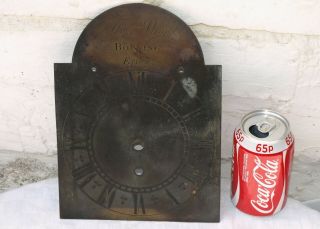 Antique Brass Or Bronze Longcase Clock Dial Face - - Nov 1833? Thos Wright