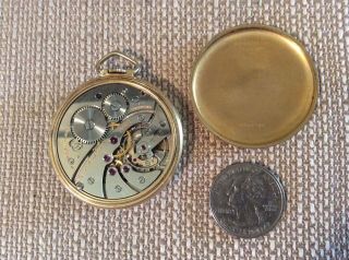 Vintage Swiss Bulova Pocket Watch,  17 Jewels, 3