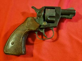 Vintage Nichols Model.  357 Snub Nose Metal Cap Gun Pistol Play Toy