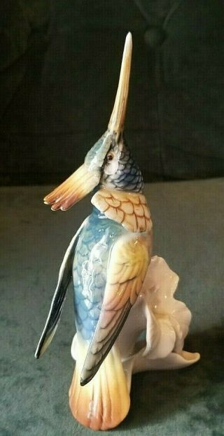 Karl Ins Porcelain Hummingbird Figurine (germany 1930)