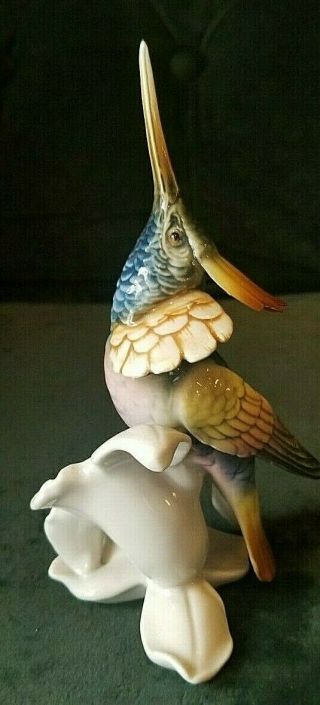 Karl Ins Porcelain Hummingbird Figurine (Germany 1930) 2