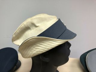 SWISS SCHWEIZ LADIES WOMEN POLICE HAT CAP OLD COCARDE old vintage and rare 2