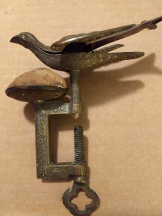 Early Brass Sewing Bird From Turn Of The Century