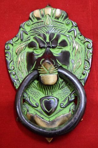 Lion Face Door Knocker Antique Victorian Style Brass Home Door Knocker Dec Bm317