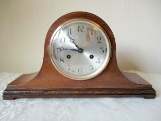 Vintage Napoleon Hat Striking Mantle Clock (with On Off Switch)