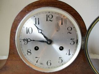 VINTAGE NAPOLEON HAT STRIKING MANTLE CLOCK (WITH ON OFF SWITCH) 2