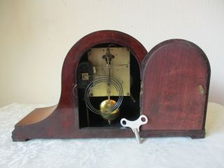 VINTAGE NAPOLEON HAT STRIKING MANTLE CLOCK (WITH ON OFF SWITCH) 7