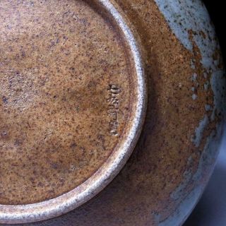 ZO1: Vintage Japanese Pottery Tea Plate,  Shigaraki Ware 8