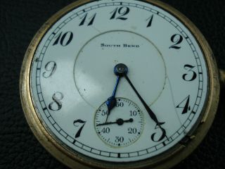 South Bend Watch Co 212 17 Jewels 25 Years Gold Filled -