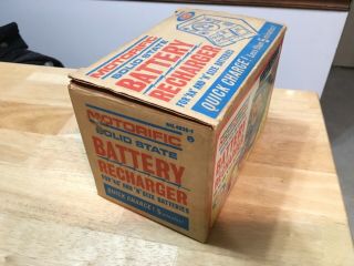 Vintage 1969 Ideal Toy Corp.  MOTORIFIC CAR ELECTRIC BATTERY RECHARGER 4
