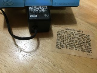 Vintage 1969 Ideal Toy Corp.  MOTORIFIC CAR ELECTRIC BATTERY RECHARGER 7