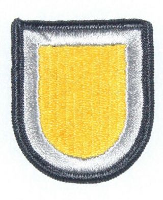 Army Beret Flash Patch: Airborne Department,  Usma (west Point) - Merrowed Edge