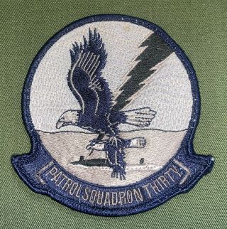 Usn Blue Digital Vp - 30 Patrol Squadron Thirty Patch (a298)