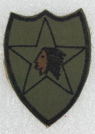 Army Patch: 2nd Infantry Division - Theater Made On Od