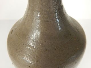 Eaton & Stout Attributed Jersey NJ Stoneware Tooled & Salt Glazed Bottle 4