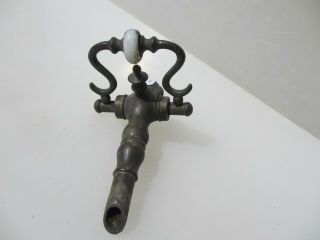 Antique Brass Samovar Tap Water Urn Tank Old Spout Spigot Victorian Keg Vintage 5