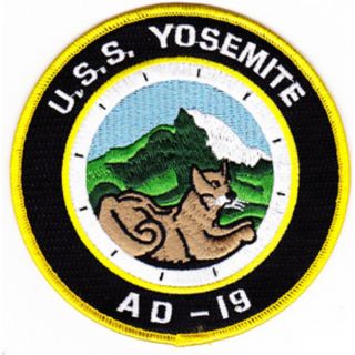 Uss Yosemite Ad - 19 Destroyer Tender Patch