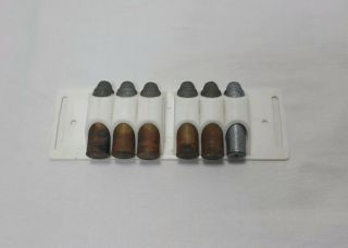 Vtintage Nichols Stallion 45 Mark Ii Cap Gun Pretend (6) Cartridges Bullets