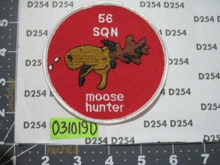 Raf British Royal Air Force 56 Squadron Moose Hunter Patch 56th