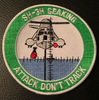 Operation Desert Storm Sh - 3h Sea King Attack Don’t Track U.  S.  Navy Carrier Patch