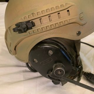 US Armored Vehicle/Tanker Helmet - Rail Mounts - Bose Speakers - Modern 4