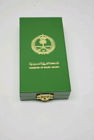 Kuwait Liberation Campaign Medal Ribbon Display Set Kingdom Of Saudi Arabia Box