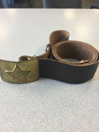 Old Russian Military Belt / Buckle