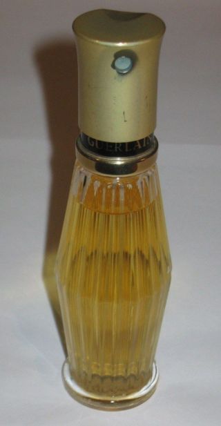 Vintage Guerlain Shalimar Perfume Bottle Spray Cologne 2.  5 Oz 75 Ml - 3/4,  Full