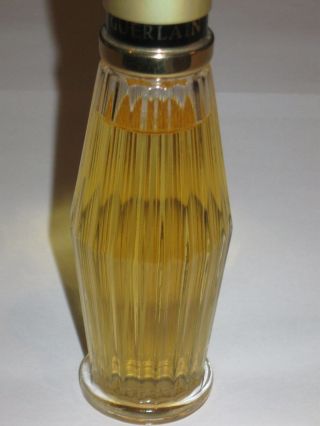 Vintage Guerlain Shalimar Perfume Bottle Spray Cologne 2.  5 OZ 75 ML - 3/4,  Full 3
