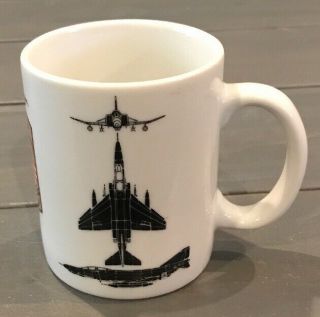 Collectible Mcdonnell Douglas F - 4 Phantom Ii Coffee Cup Mug Desert Storm