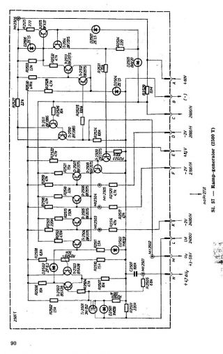 Military HF radio RUP - 15 PD - 8 - ramp generator - BOARD 2500 (on schematic) 5