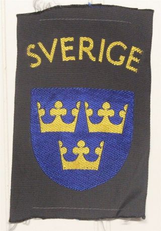 United Nations - Swedish Contingent,  Woven Patch