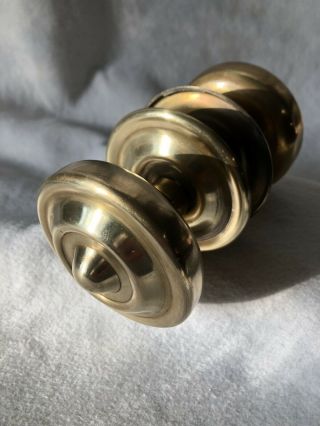 Set of Large Antique French Door Knobs / Pull Handle.  Fine Quality.  Early 20thC 3