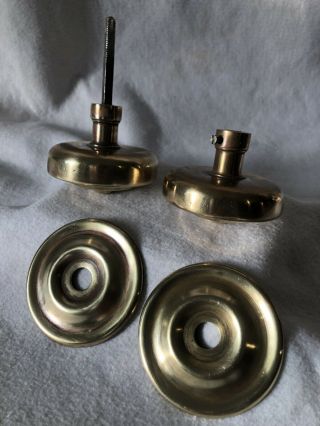 Set of Large Antique French Door Knobs / Pull Handle.  Fine Quality.  Early 20thC 8