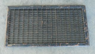 Vintage Steel Cold Air Return Floor Heat Grate 26 " X 14 " Fits 24 X 12 Hole