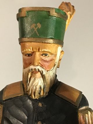 wooden Hand carved figure Black Forest Germany 2