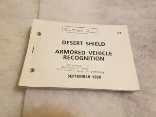 Desert Shield Armored Vehicle Recognition September 1990 S - 8