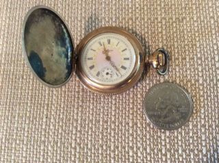 Vintage Ladies Elgin Pocket Watch,  8874048,  15 Jewels,